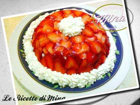 Zuccotto panna e fragole