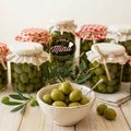 Olive verdi deamarizzate