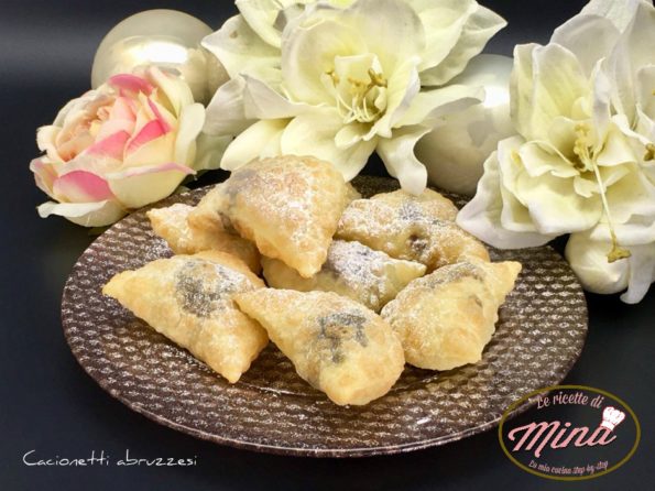 Cacionetti abruzzesi ceci e cioccolato