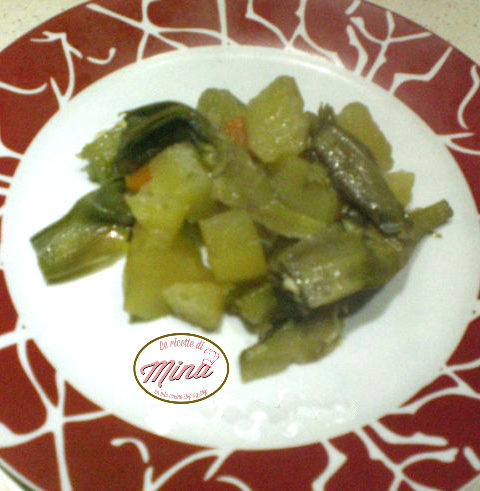 carciofi e patate light