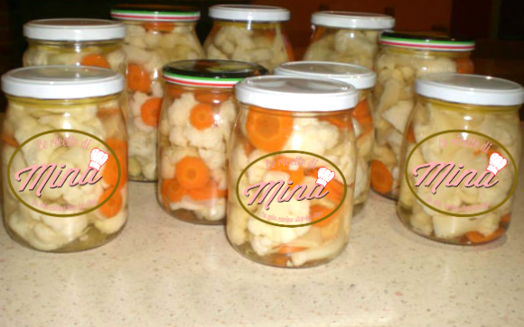 cavolfiore e carote in agrodolce