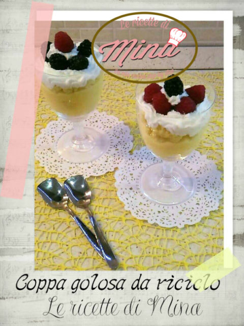 coppa golosa da riciclo