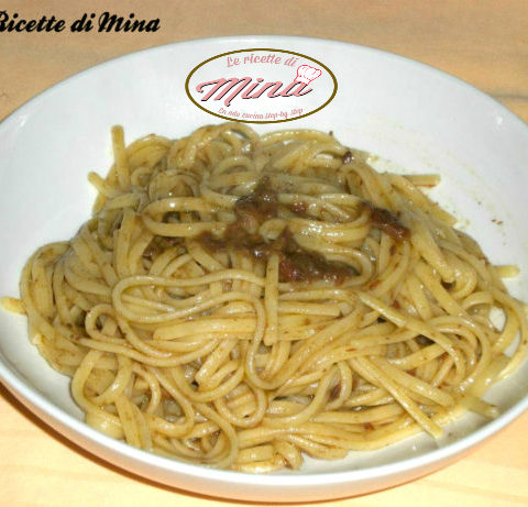 linguine aglio olio e alici