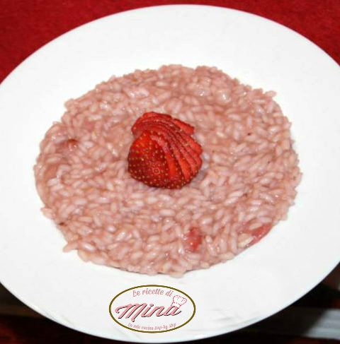 risotto fragole e champagne