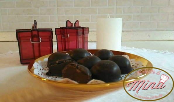 tartufini al rum e cioccolato