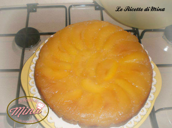 torta di mele caramellata