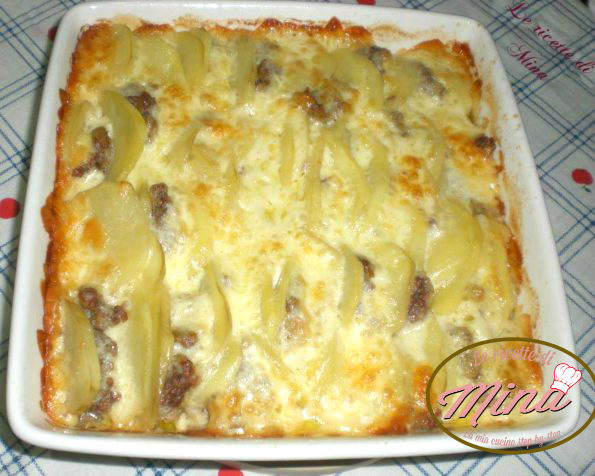 tortino di patate e salsiccia