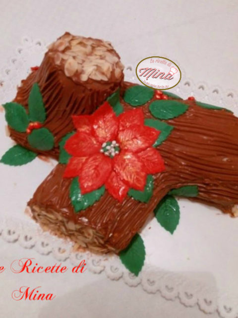 Tronchetto Di Natale Decorazioni.Tronchetto Di Natale Le Ricette Di Mina