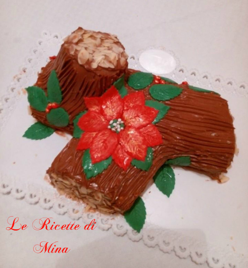 Decorazioni Tronchetto Di Natale.Tronchetto Di Natale Le Ricette Di Mina