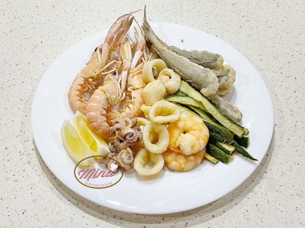Frittura di pesce alla Mina