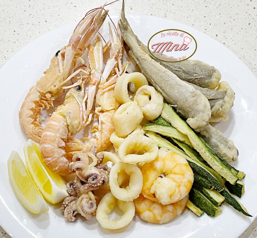 Frittura di pesce alla Mina