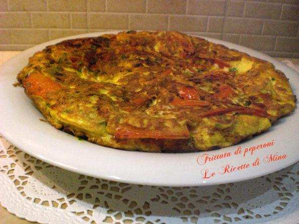 frittata di peperoni