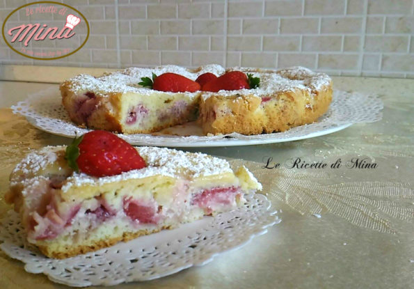 torta fragole e ricotta