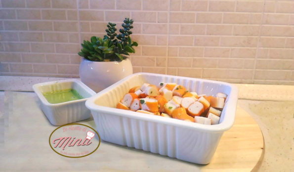 Surimi in salsa verde