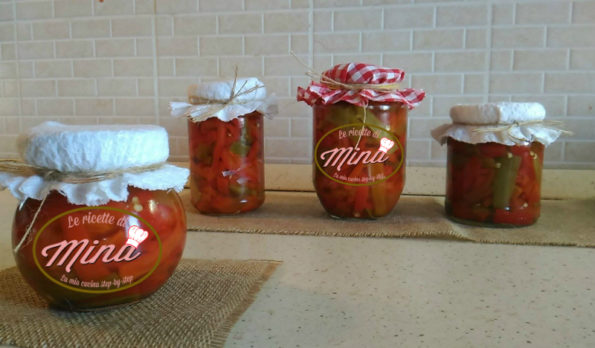 conserva di peperoni in agrodolce fatti in casa