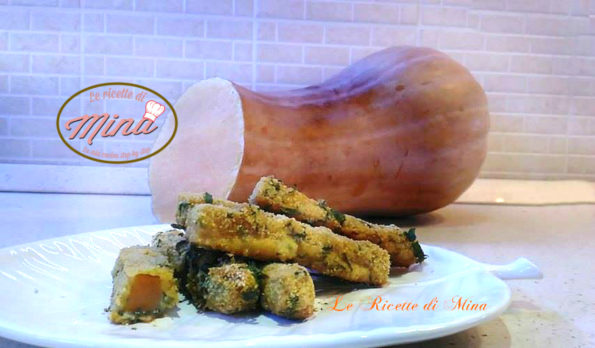 bastoncini di zucca leggeri e saporiti