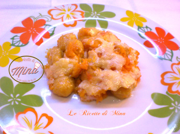 Gnocchi con zucca gratinati golosamente