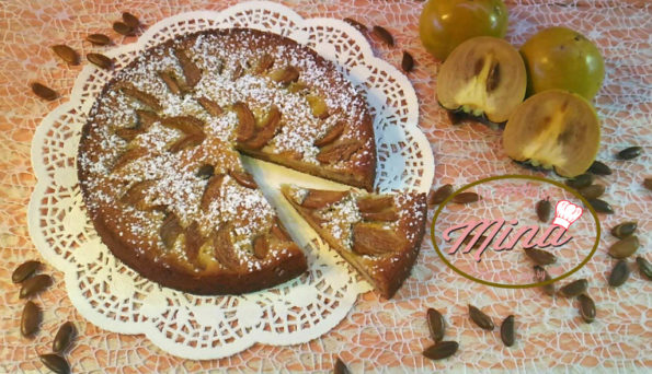 torta soffice ai cachi vaniglia