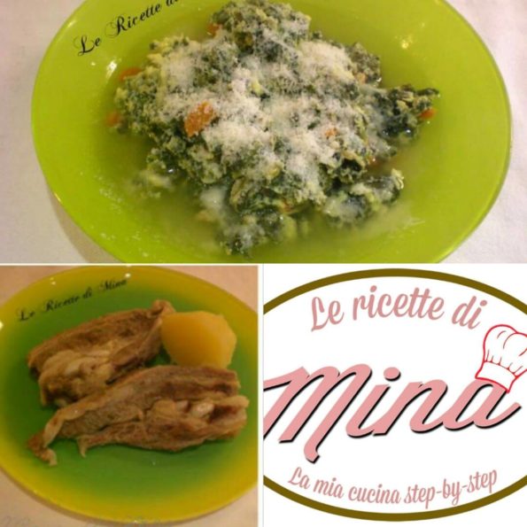 Stracciatella con lesso in brodo