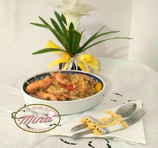 Risotto ai crostacei freschi
