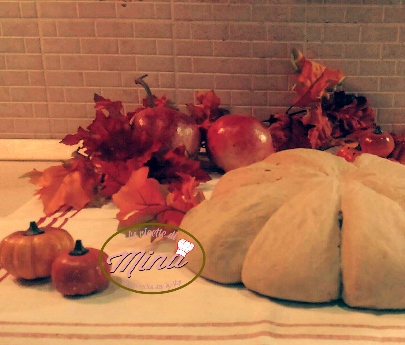 Pane a forma di zucca invernale