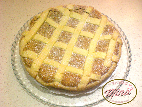 Crostata ricotta amaretti e mandorle