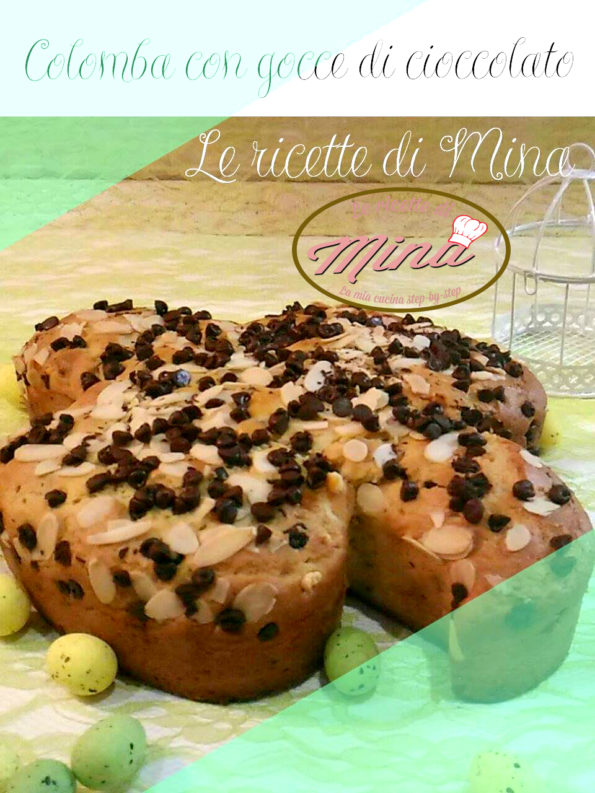 Colomba veloce con gocce di cioccolato