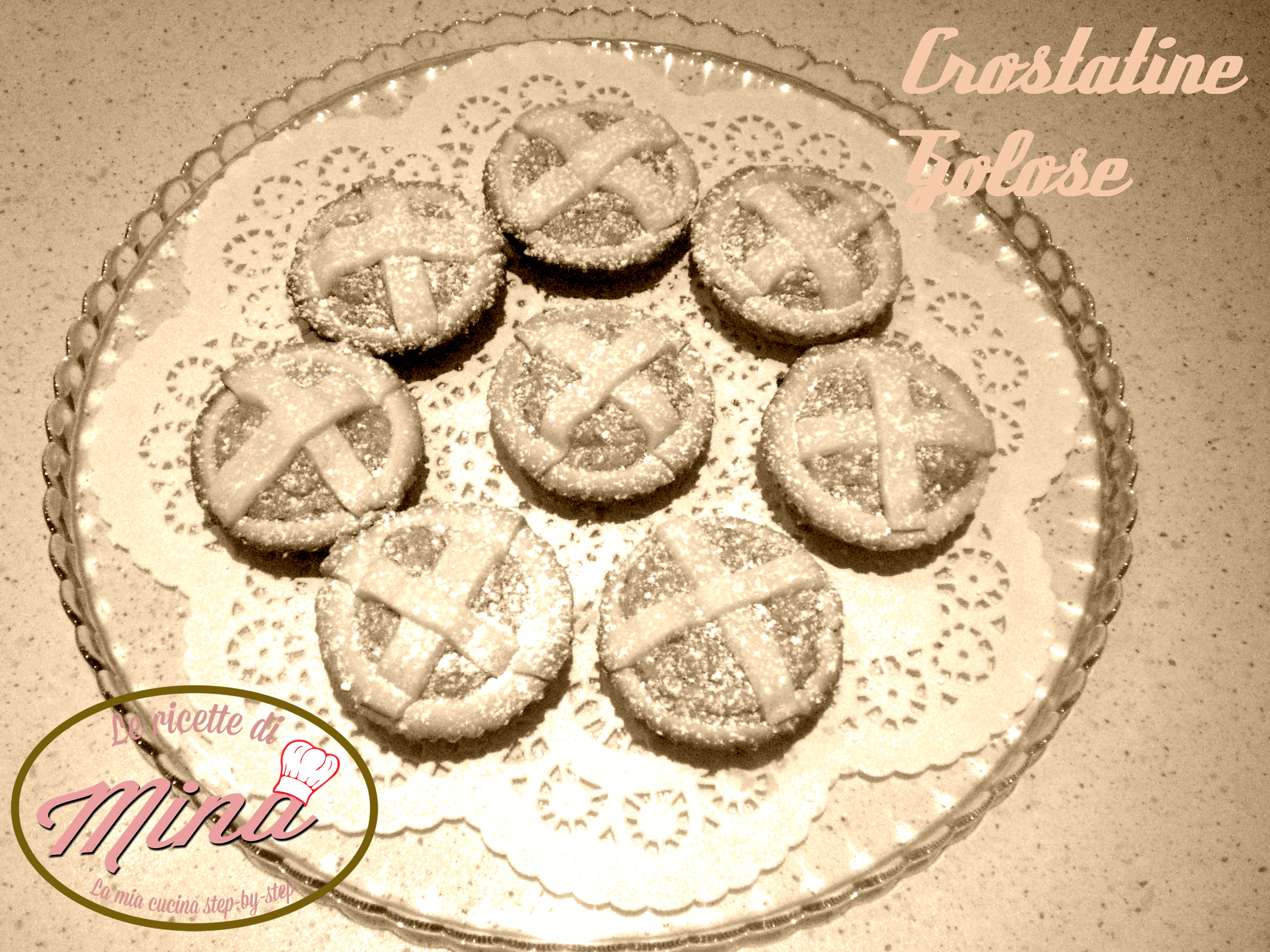 Crostatine golose all’aroma amaretto