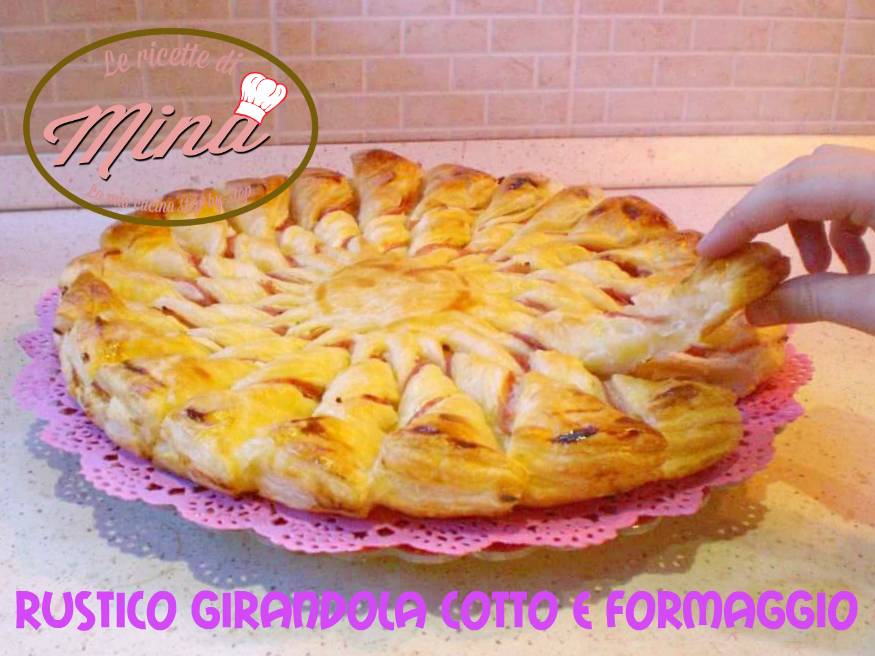 Rustico girandola cotto e formaggio