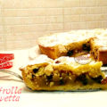 Torta con frolla mele e uvetta