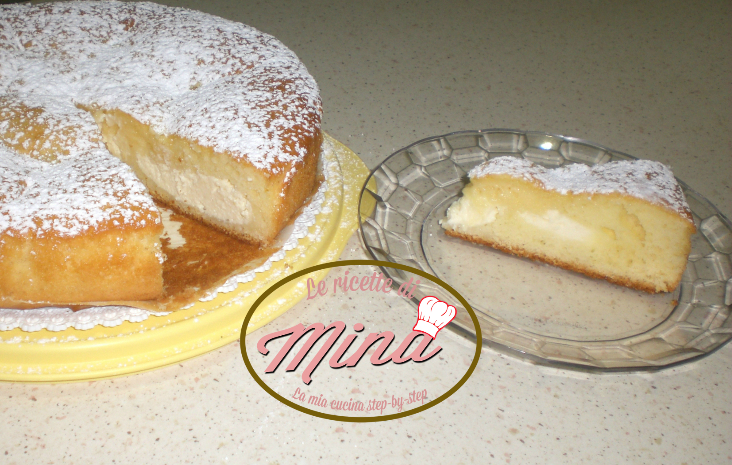 Torta nua con crema di ricotta