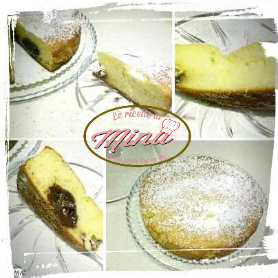 Torta nua alla crema e cioccolata