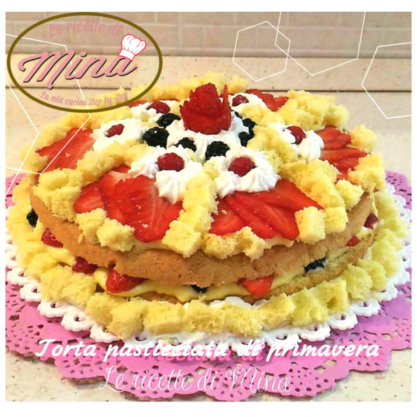 Torta pasticciata di primavera