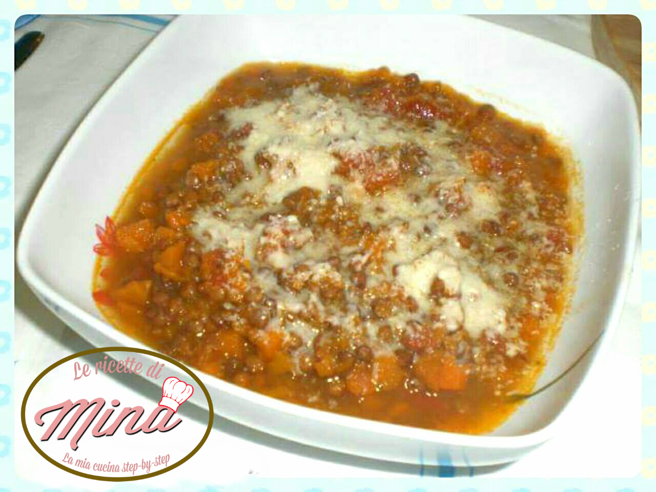 Zuppa di zucca e lenticchie