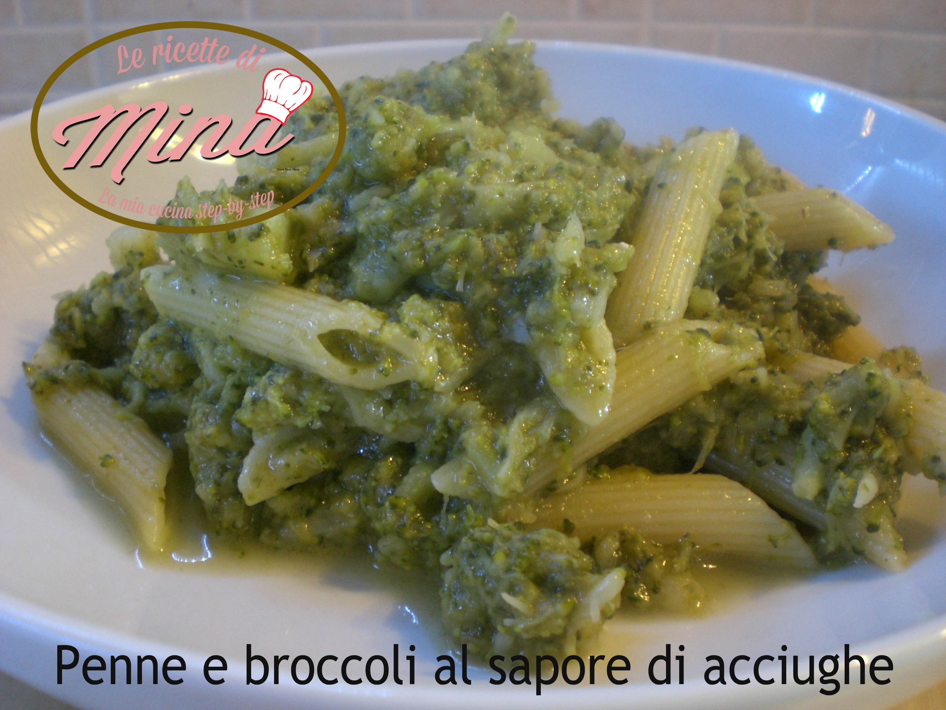 Penne e broccoli al sapore di acciughe