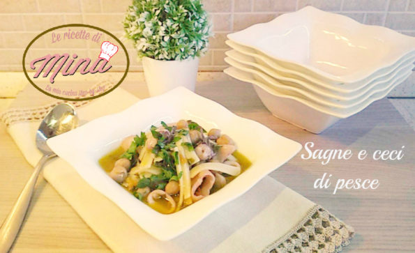 Sagne e ceci con il pesce