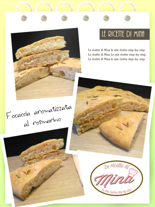 Focaccia aromatizzata al rosmarino