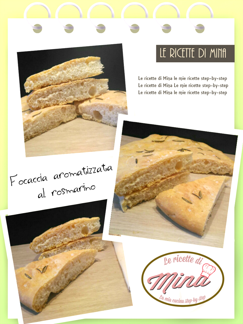 Focaccia aromatizzata al rosmarino