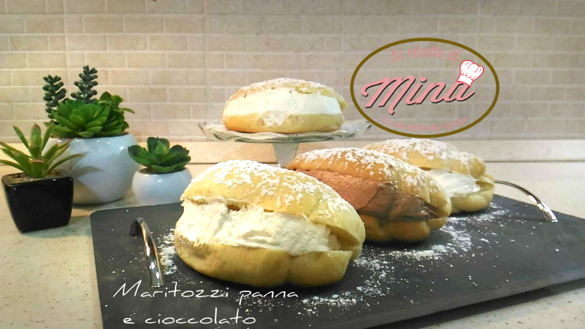 Maritozzi panna e cioccolato