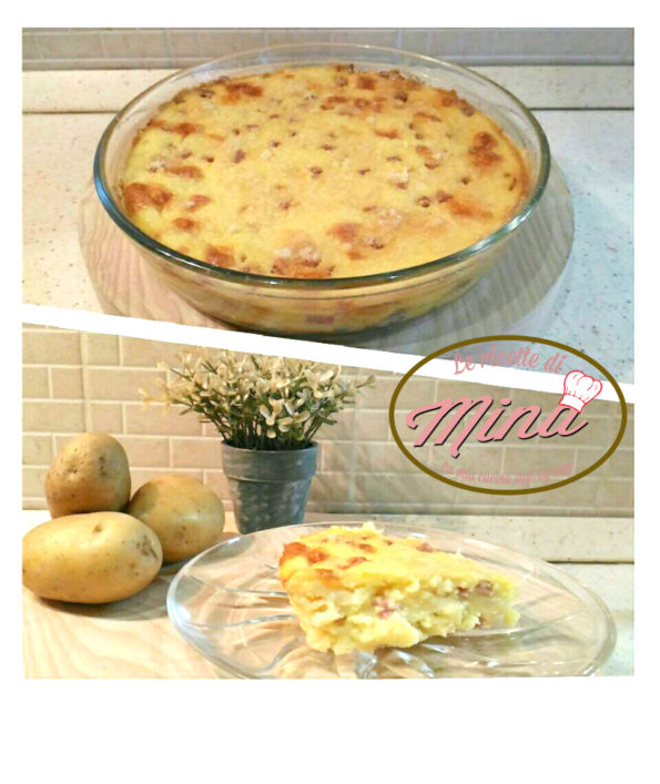 Torta salta patate e mortadella