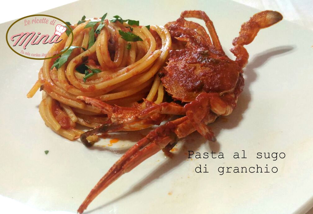 Pasta al sugo di granchio