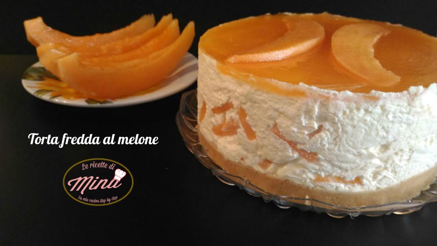 Torta fredda al melone