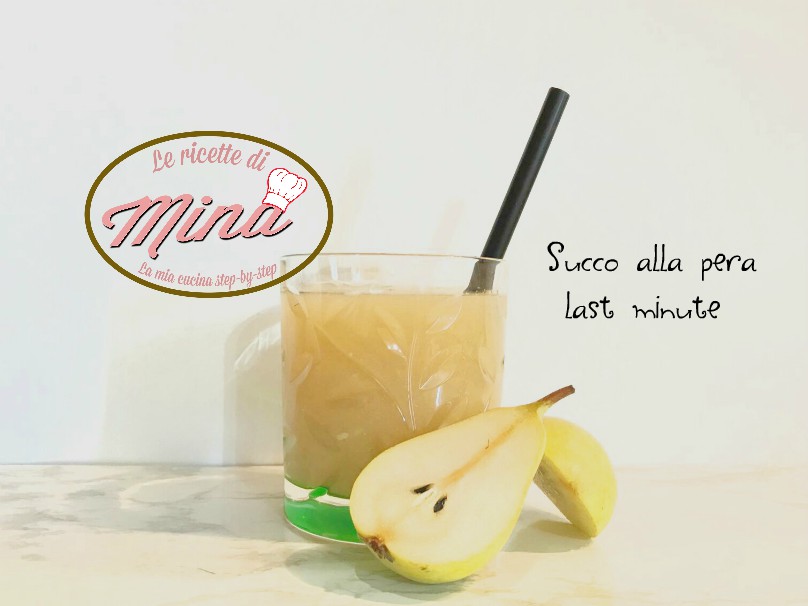 Succo alla pera last minute