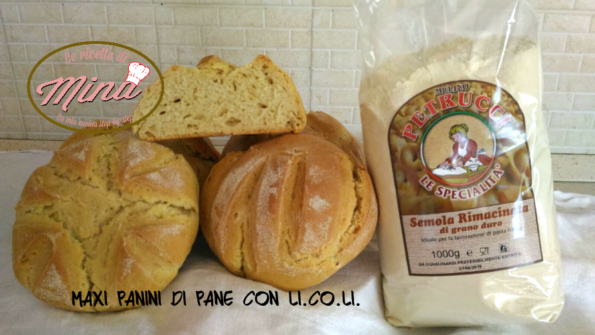 Maxi panini di pane con li.co.li.