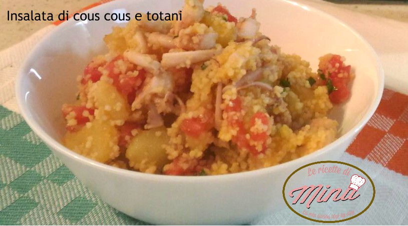 Insalata di cous cous e totani