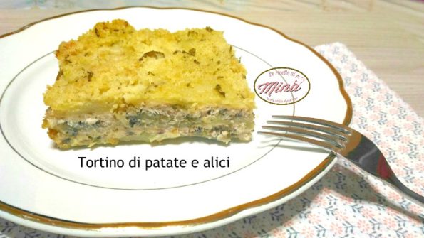 Tortino di patate e alici