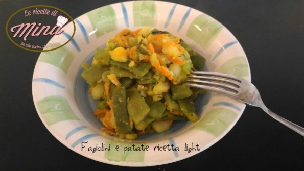 Fagiolini e patate ricetta light