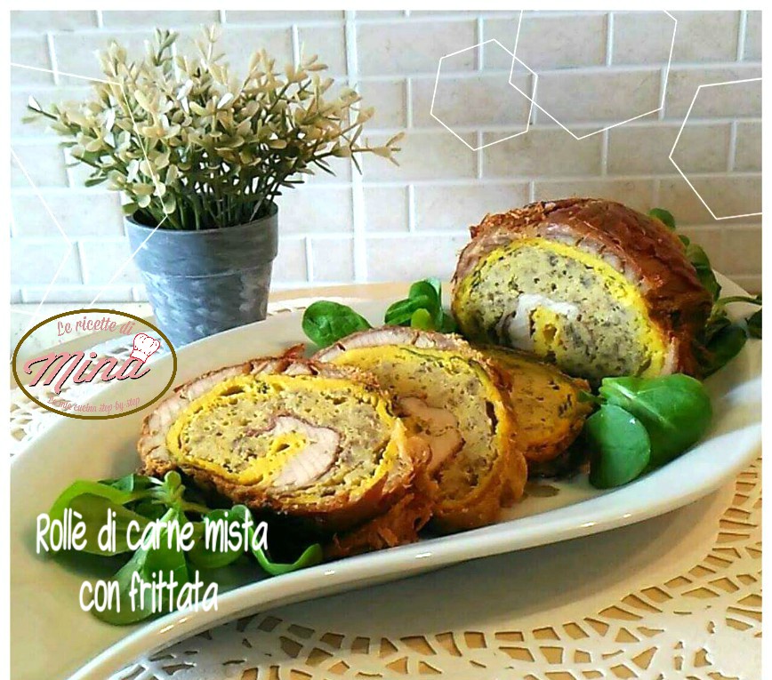 Rollè di carne mista con frittata