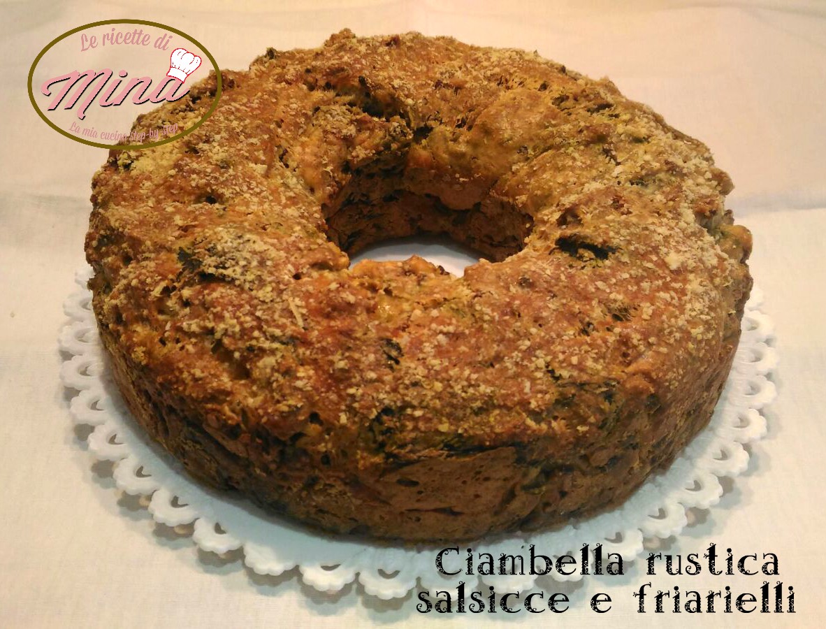 Ciambella rustica salsicce e friarielli