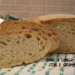 Pane a lunga lievitazione con 2 grammi di lievito